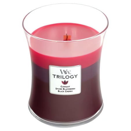 Vonná svíčka váza Trilogy Sun-Ripened Berries WoodWick - 275 g