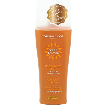Tělové mléko urychlující opálení Solar Bronze (Body Bronze Accelerator) Dermacol - 200 ml