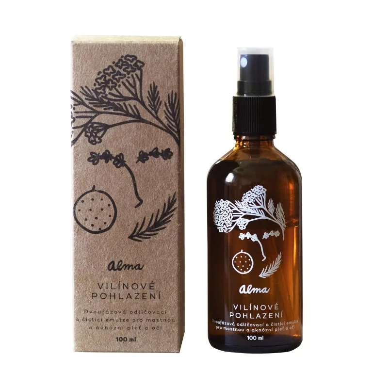Vilínové pohlazení (Dvoufázová odličovací a čistící emulze pro mastnou a aknózní pleť a oči) Alma - 50 ml Vilínové pohlazení (Dvoufázová odličovací a čistící emulze pro mastnou a aknózní pleť a oči) Alma - 50 ml