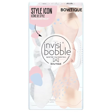 Gumička do vlasů s mašlí Bowtique Duo Nordic Breeze Summer Lemming Go Invisibobble - 2 ks
