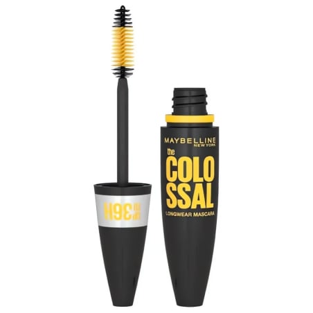Objemová řasenka The Colossal Longwear 36H Maybelline / Odstín: Black - 10 ml