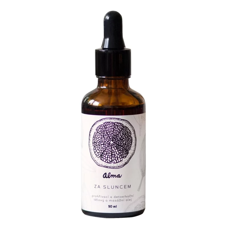 Za Sluncem (Prohřívací tělový olej) Alma - 50 ml Za Sluncem (Prohřívací tělový olej) Alma - 50 ml
