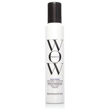 Stylingová tónovací pěna pro blond vlasy Color Control (Purple Toning + Styling Foam) Color Wow - 200 ml