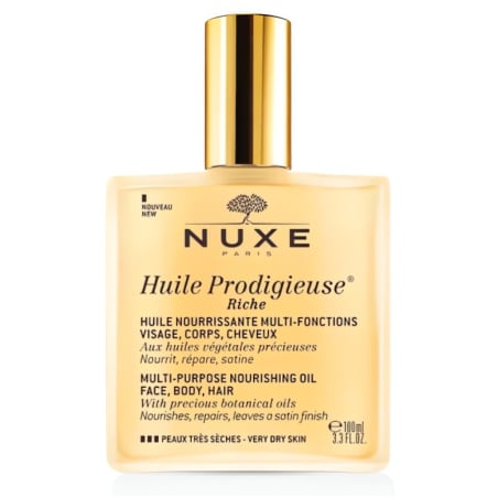 Multifunkční suchý olej pro velmi suchou pokožku Huile Prodigieuse Riche (Multi-Purpose Nourishing Oil) Nuxe - 100 ml