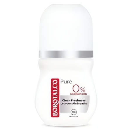 Kuličkový deodorant 48H Pure (Deo Roll On) Borotalco - 50 ml
