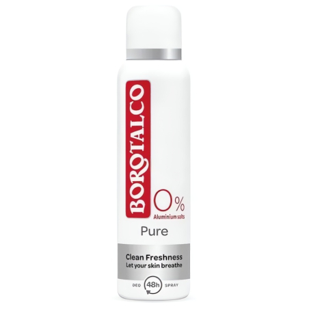 Deodorant ve spreji 48H Pure (Spray Deodorant) Borotalco - 150 ml