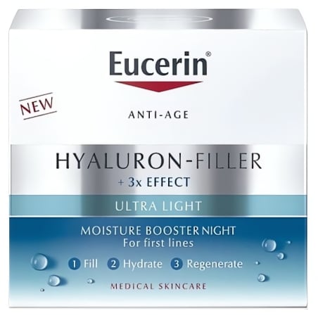 Noční hydratační booster Hyaluron-Filler+3x Effect (Moisture Booster Night) Eucerin - 50 ml