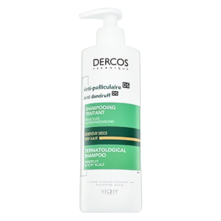 Dercos Anti-Dandruff Dry Hair Dermatological Shampoo posilující šampon proti lupům pro suché a barvené vlasy Vichy - 390 ml
