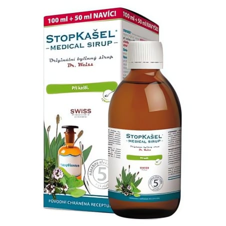 StopKašel Medical sirup Dr. Weiss 200 + 100 ml ZDARMA Simply You
