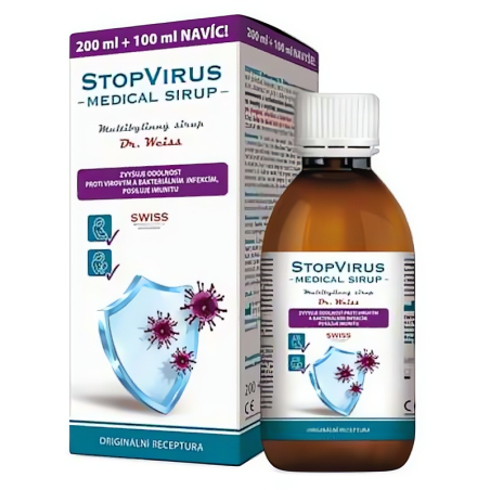 StopVirus Medical sirup Dr. Weiss 200 ml + 100 ml ZDARMA Simply You