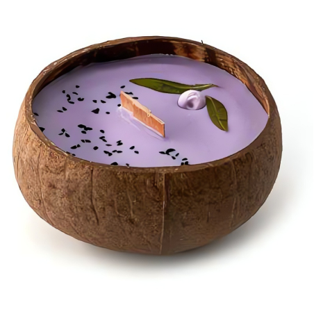 Svíčka z kokosu / vůně Borůvka a vanilka Tropikalia