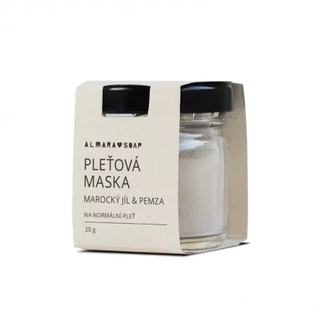 Pleťová maska Marocký jíl a pemza Almara Soap - 25 g