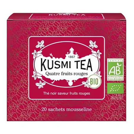 Four red fruits 20 mušelínových sáčků BIO Kusmi Tea - 40 g