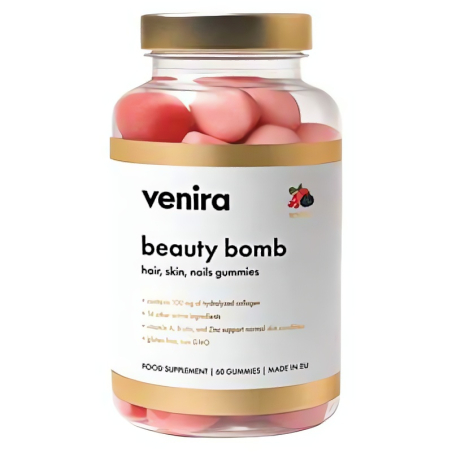 Beauty bomb pro vlasy, pleť, nehty / lesní plody Venira - 60 ks