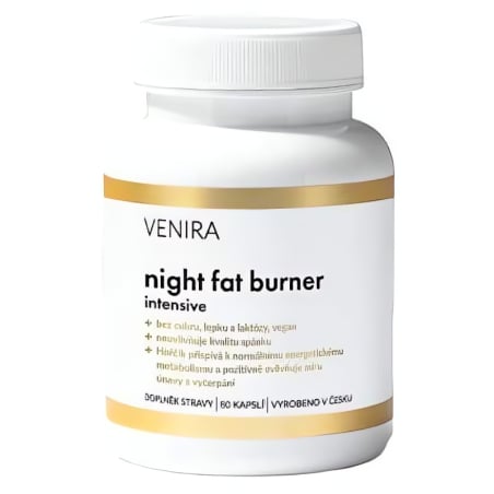 Noční spalovač tuků / intenzivní, Venira - 80 kapslí