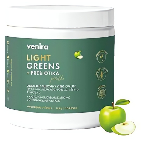 Light greens + prebiotika jablko Venira - 168 g