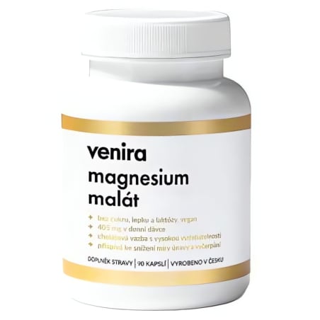 Magnesium malát Venira - 90 kapslí