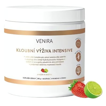 Kloubní výživa intensive jahoda / limetka Venira - 390 g