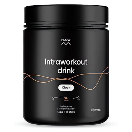 Intraworkout drink / citron 740 g / Flow nutrition - 20 dávek