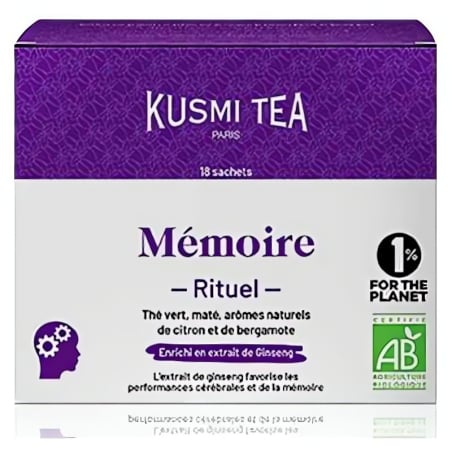 Organic Ritual Memory krabička Kusmi Tea - 18 sáčků