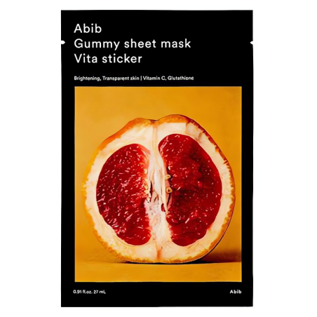 Rozjasňující plátýnková maska Vita Sticker (Gummy Sheet Mask) Abib - 27 ml