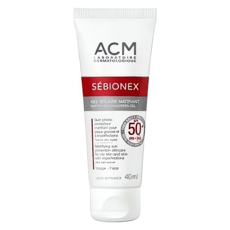 Zmatňující krémový gel SPF 50+Sébionex (Mattifying Sunscreen Gel) ACM - 40 ml