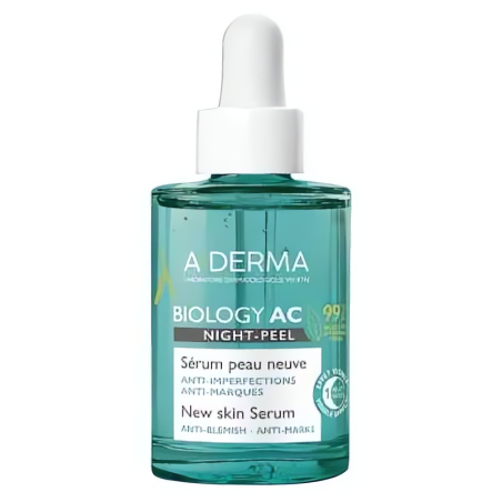 Noční peelingové sérum Biology AC Night-Peel (New Skin Serum) A-DERMA - 30 ml