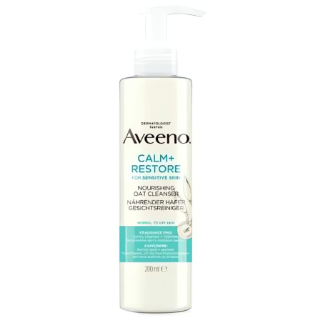 Čisticí pleťový gel Calm+ Restore (Nourishing Oat Cleanser) Aveeno - 200 ml