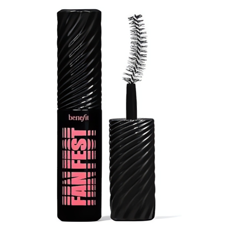 Objemová řasenka pro dokonalé natočení řas Fan Fest Mini (Mascara) Benefit / Odstín: Black