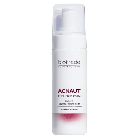 Čistící pěna pro mastnou a problematickou pleť Acnaut (Cleansing Foam) Biotrade - 150 ml