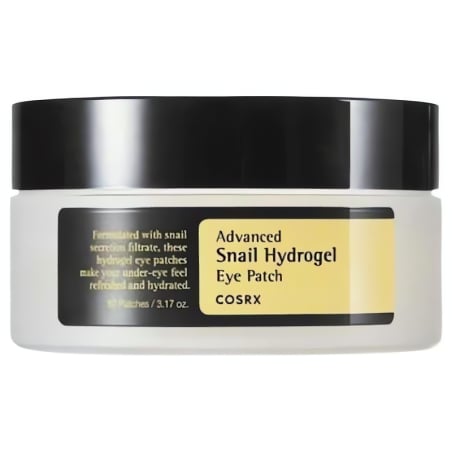 Hydrogelové polštářky pod oči s hlemýždím sekretem Advanced Snail (Hydrogel Eye Patch) COSRX - 60 ks