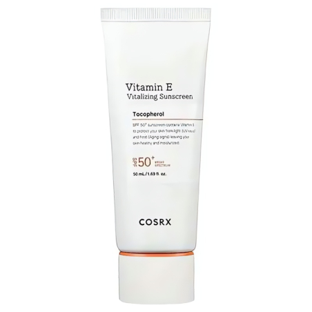 Vitalizující opalovací krém s vitamínem E SPF 50+ (Vitalizing Sunscreen) COSRX - 50 ml