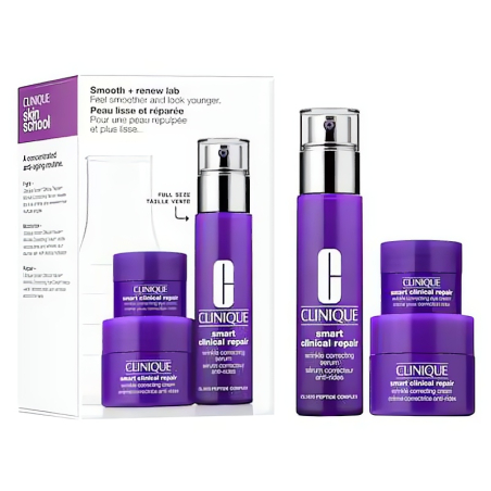 Dárková sada pleťové péče Smooth & Renew Lab Skincare Set Clinique