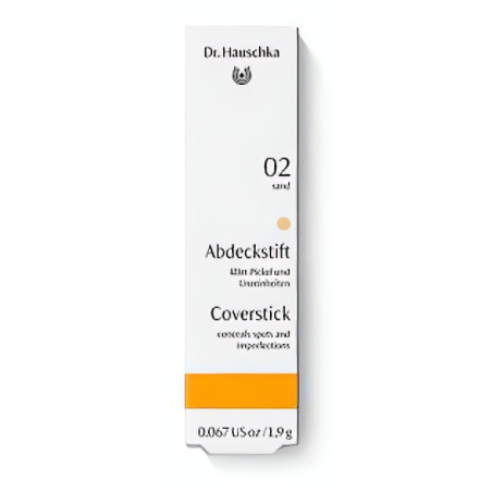 Korektor na nedokonalosti pleti (Pure Care Cover Stick) Dr. Hauschka / Odstín: 02 Sand - 1,9 g