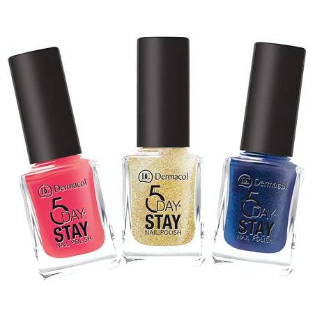 Dlouhotrvající lak na nehty 5 Days Stay (Nail Polish) Dermacol / Odstín: 61 Star Fish - 11 ml