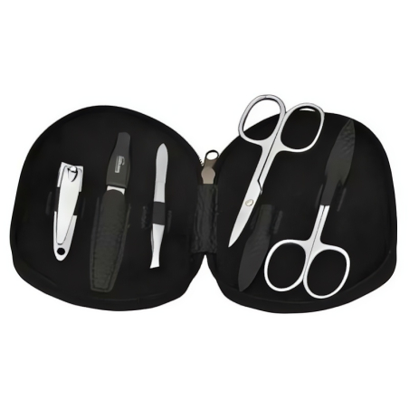 Černá pánská manikúra Solingen z pravé kůže PL112 Aveda