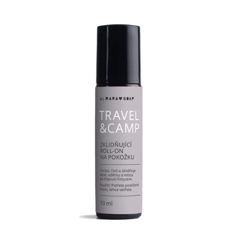 Zklidňující roll - on na pokožku (Travel & Camp) Almara Soap - 10 ml Zklidňující roll - on na pokožku (Travel & Camp) Almara Soap - 10 ml