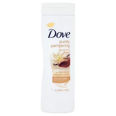 Tělové mléko s vůní bambuckého másla a vanilky Purely Pampering (Nourishing Lotion) Dove - 400 ml