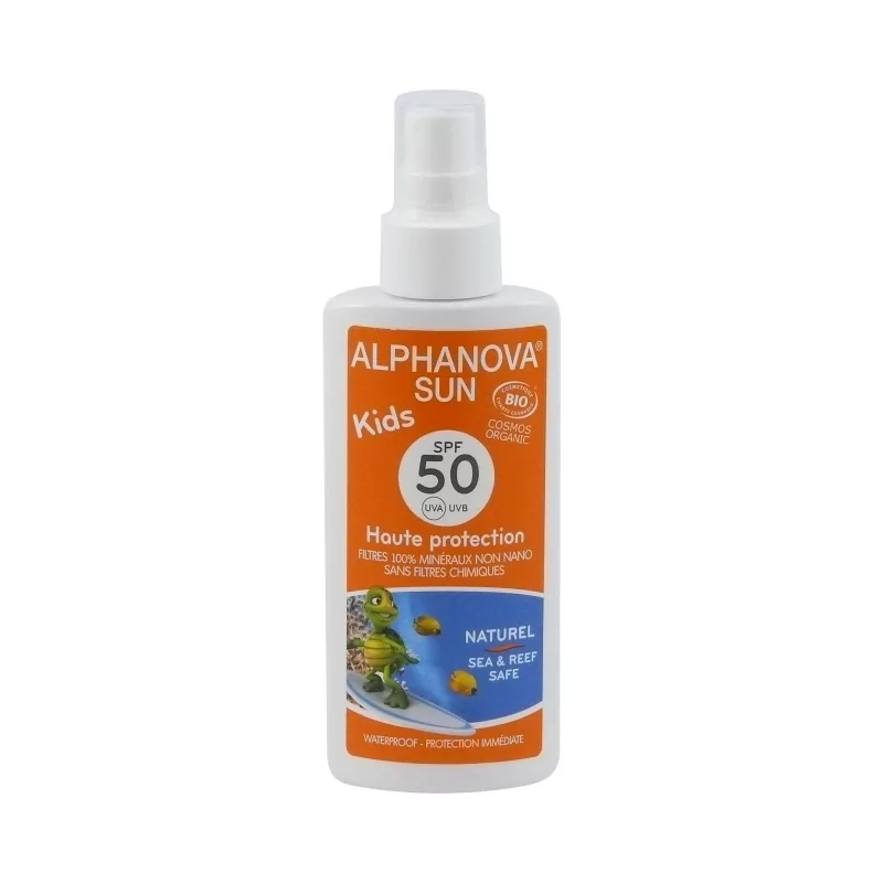 SUN Kids Opalovací krém ve spreji pro děti SPF 50 Alphanova - 125 g