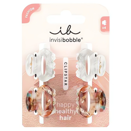 Skřipeček do vlasů Clipstar Petit Bijoux S Invisibobble - 4 ks
