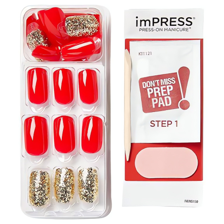 Samolepící nehty imPRESS Memories KISS - 30 ks