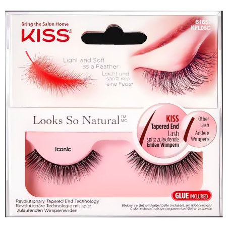 Umělé řasy pro přirozený vzhled Looks So Natural Iconic KISS