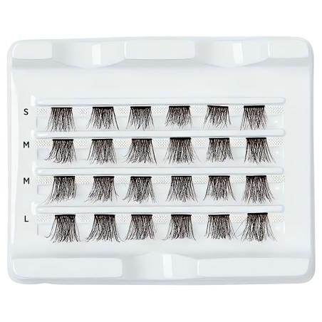 Umělé řasy Falscara Multi Wisps (Mocha) KISS - 24 ks