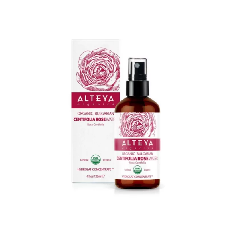 Růžová voda BIO z růže stolisté (Rosa Centifolia) Alteya Organics - 120 ml, sklo