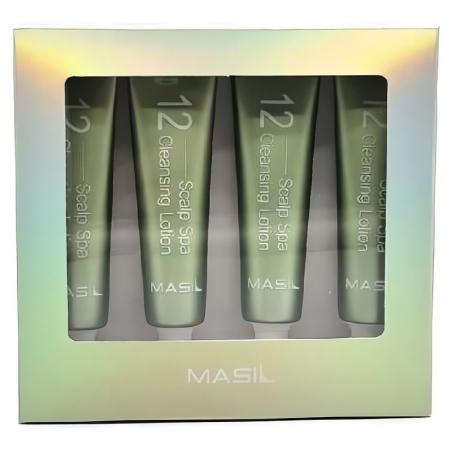 Čisticí balzám pro zdravou pokožku hlavy Scalp Spa 12 (Cleansing Lotion) Masil - 4 x 15 ml