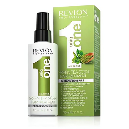 Bezoplachová péče ve spreji se zeleným čajem Uniq One Green Tea (All In One Hair Treatment) Revlon Professional - 150 ml