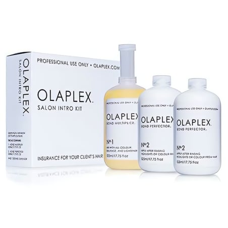 Sada pro barvené nebo chemicky ošetřené vlasy (Salon Intro Kit) Olaplex - 3 x 525 ml