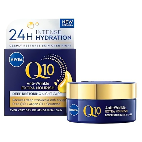 Výživný noční krém proti vráskám Q10 Power (Anti-Wrinkle Extra Nourishing Night Cream) Nivea - 50 ml