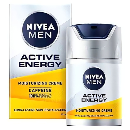 Energizující pleťový krém pro muže Active Energy Nivea - 50 ml