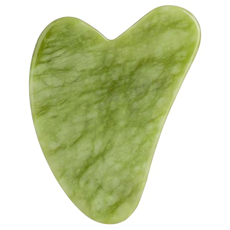 Masážní váleček a destička Guasha zelený xiuyan jadeit (Light Green Xiuyan Jade Roller & Gua Sha Set) Palsar 7